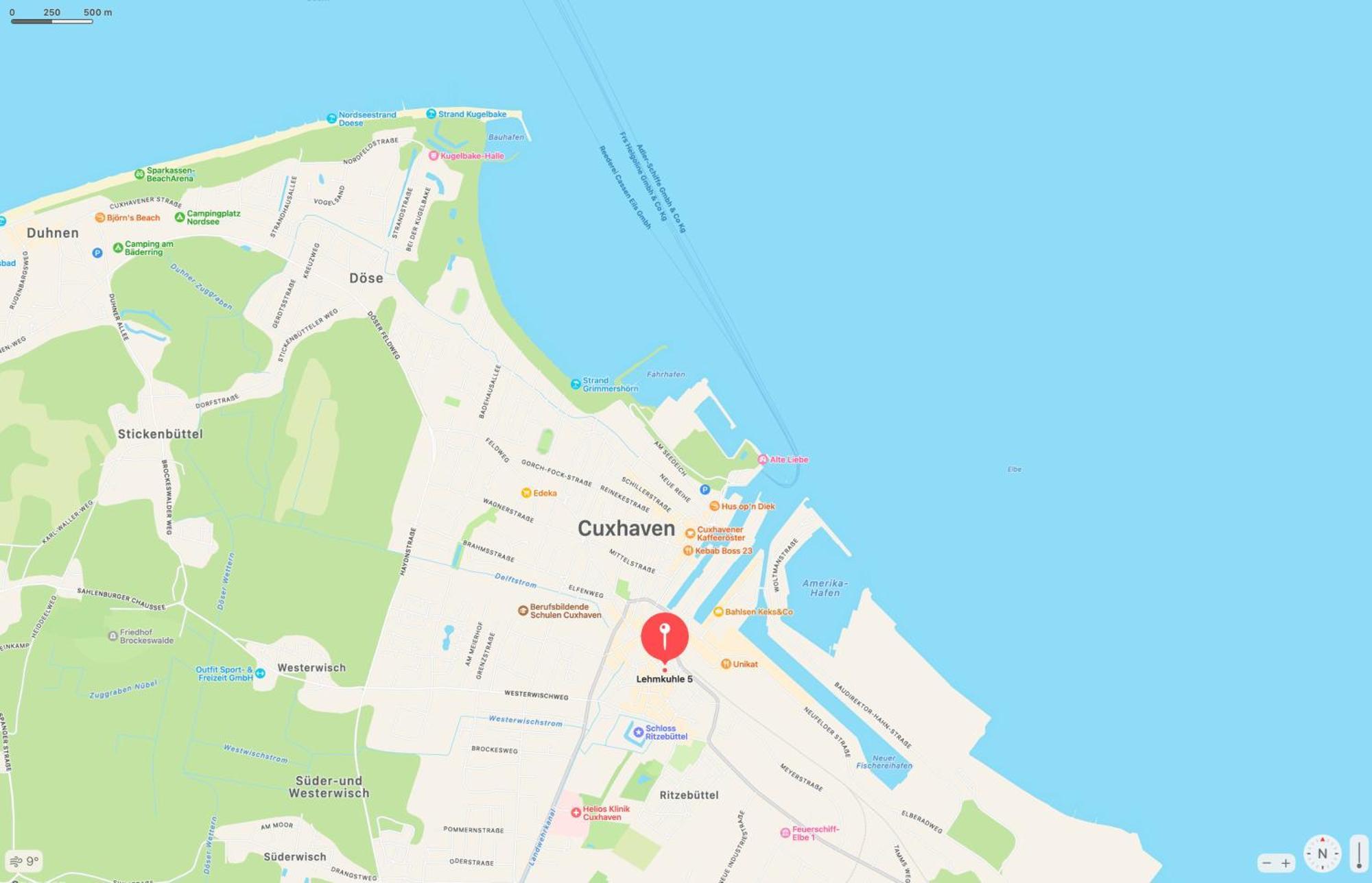 Kuestenliebe Cuxhaven 3 Екстериор снимка